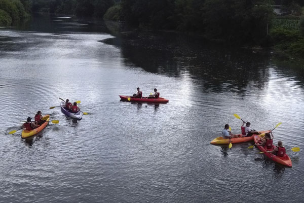 Descenso del Oria en kayak